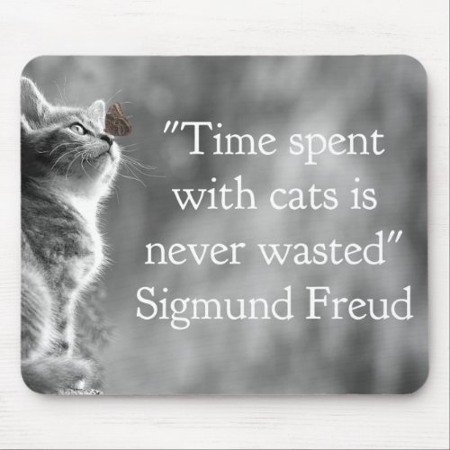Time Spent with Cats    Mouse Pad