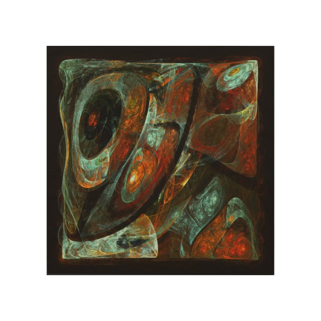 Time Split Abstract Art (Front)