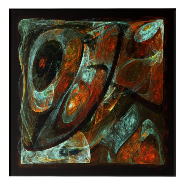 Time Split Abstract Art (Front)