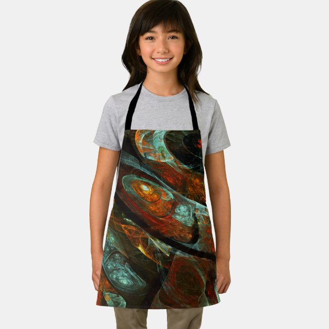 Time Split Abstract Art Apron (Insitu)