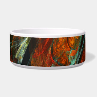 Time Split Abstract Art Bowl
