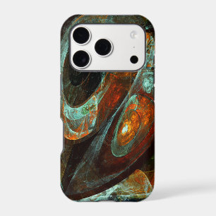 Time Split Abstract Art iPhone 17 Pro Case