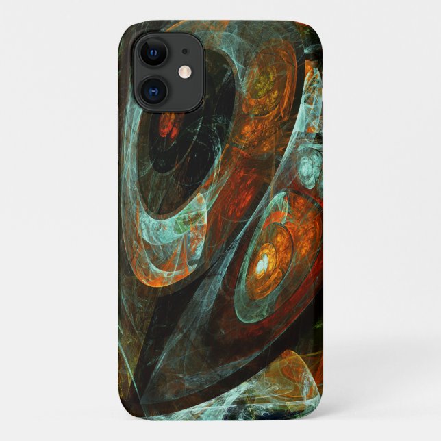 Time Split Abstract Art Case-Mate iPhone Case (Back)