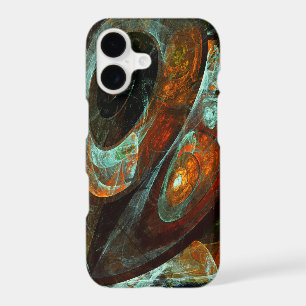 Time Split Abstract Art iPhone 17 Case