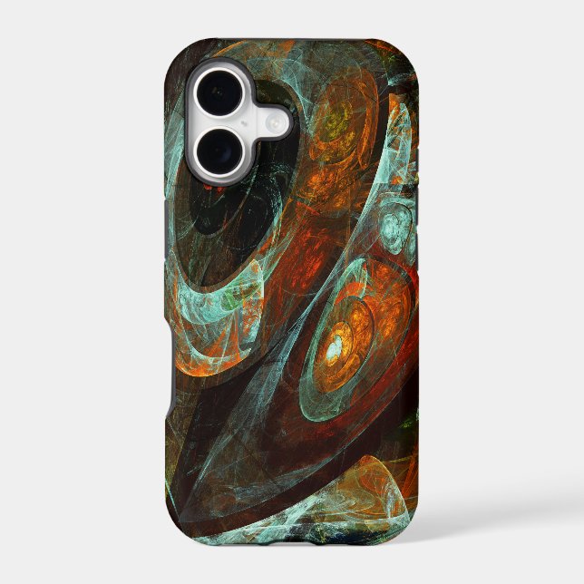 Time Split Abstract Art Case-Mate iPhone Case (Back)