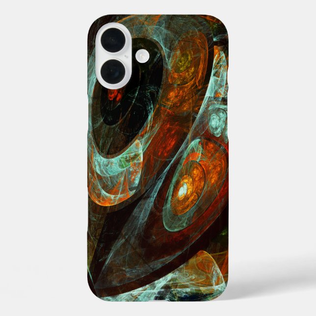 Time Split Abstract Art Case-Mate iPhone Case (Back)