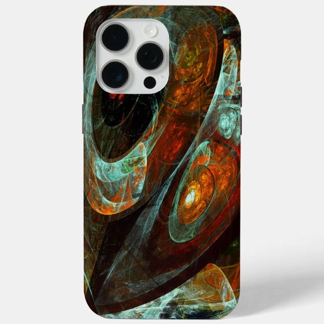Time Split Abstract Art Case-Mate iPhone Case (Back)