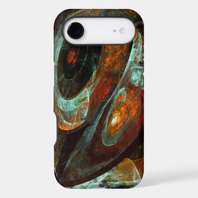 Time Split Abstract Art Case-Mate iPhone Case (Back)
