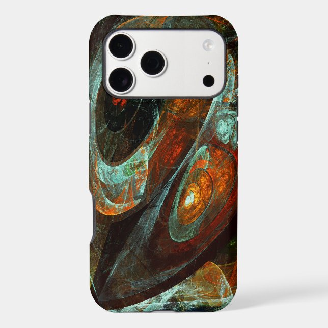 Time Split Abstract Art Case-Mate iPhone Case (Back)
