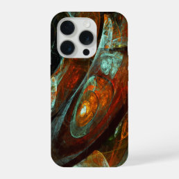Time Split Abstract Art iPhone 15 Pro Case