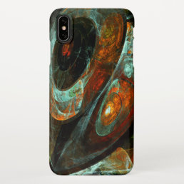 Time Split Abstract Art iPhone XS Max Case