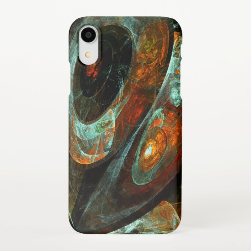 Time Split Abstract Art iPhone XR Case