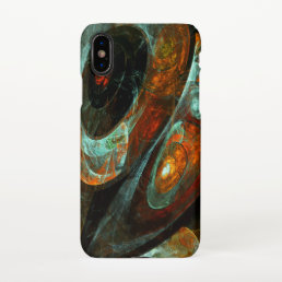 Time Split Abstract Art iPhone X Case