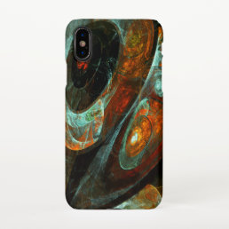 Time Split Abstract Art iPhone XS Case