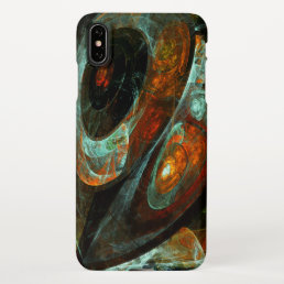 Time Split Abstract Art iPhone XS Max Case