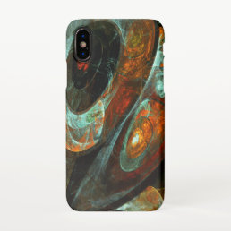 Time Split Abstract Art iPhone X Case