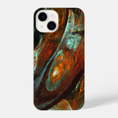Time Split Abstract Art iPhone 14 Case