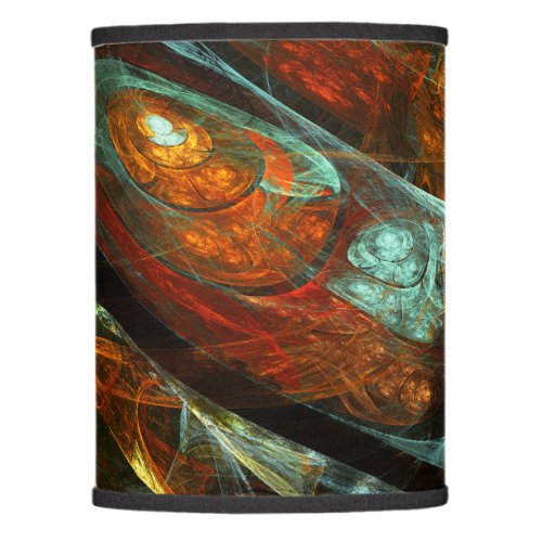 Time Split Abstract Art Lamp Shade