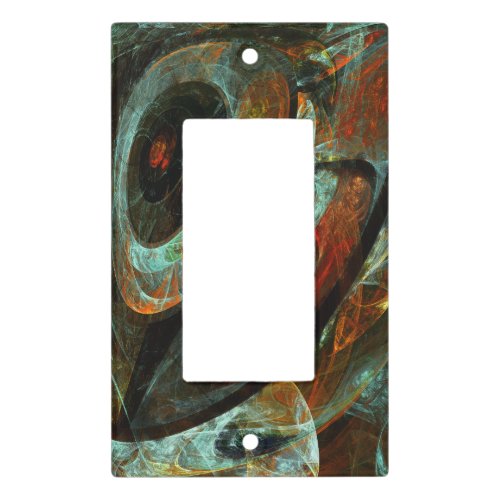 Time Split Abstract Art Light Switch Cover