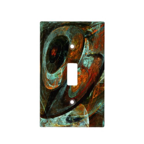 Time Split Abstract Art Light Switch Cover