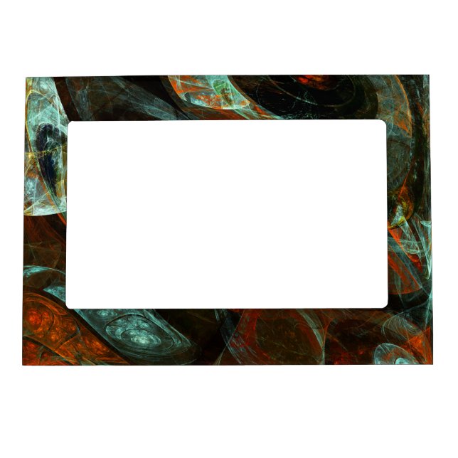 Time Split Abstract Art Magnetic Frame (Front)