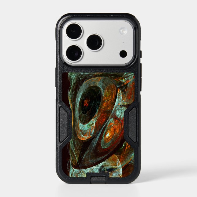 Time Split Abstract Art Otterbox iPhone Case (Back)