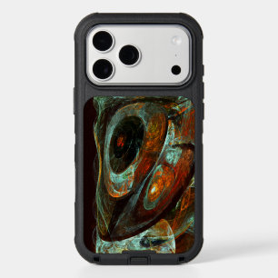 Time Split Abstract Art iPhone 17 Pro Max Case