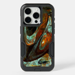 Time Split Abstract Art iPhone 15 Pro Case