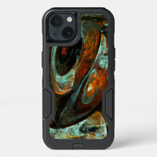 Time Split Abstract Art iPhone 13 Case