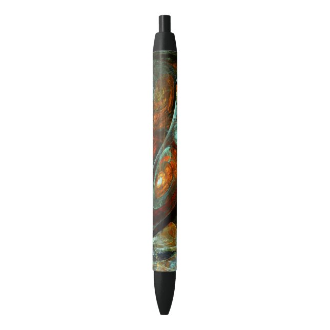 Time Split Abstract Art Pen (Front Vertical)