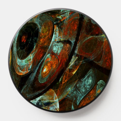 Time Split Abstract Art PopSocket