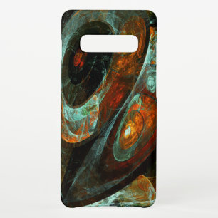 Time Split Abstract Art Samsung Galaxy S10+ Case