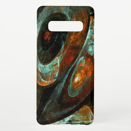 Time Split Abstract Art Samsung Galaxy S10 Case