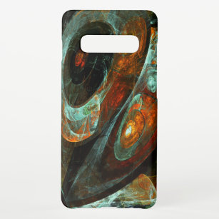 Time Split Abstract Art Samsung Galaxy S10+ Case