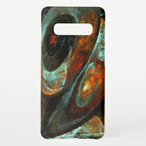 Time Split Abstract Art Samsung Galaxy S10 Case