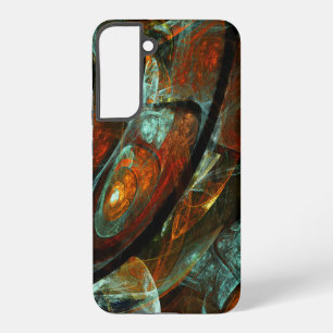 Time Split Abstract Art Samsung Galaxy S22+ Case