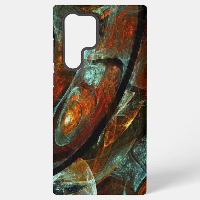 Time Split Abstract Art Samsung Galaxy Case (Back)