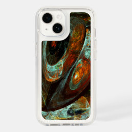 Time Split Abstract Art Speck iPhone 14 Case