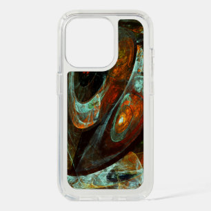 Time Split Abstract Art iPhone 15 Pro Case