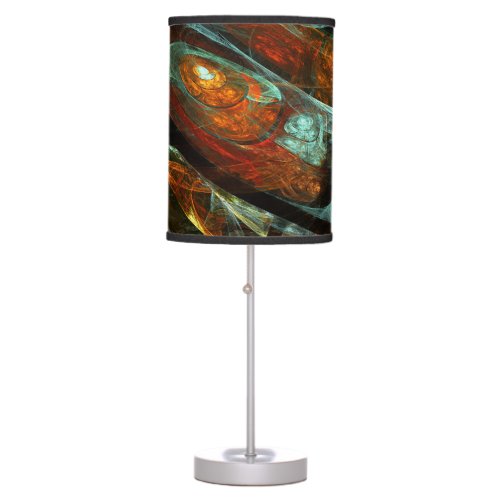 Time Split Abstract Art Table Lamp