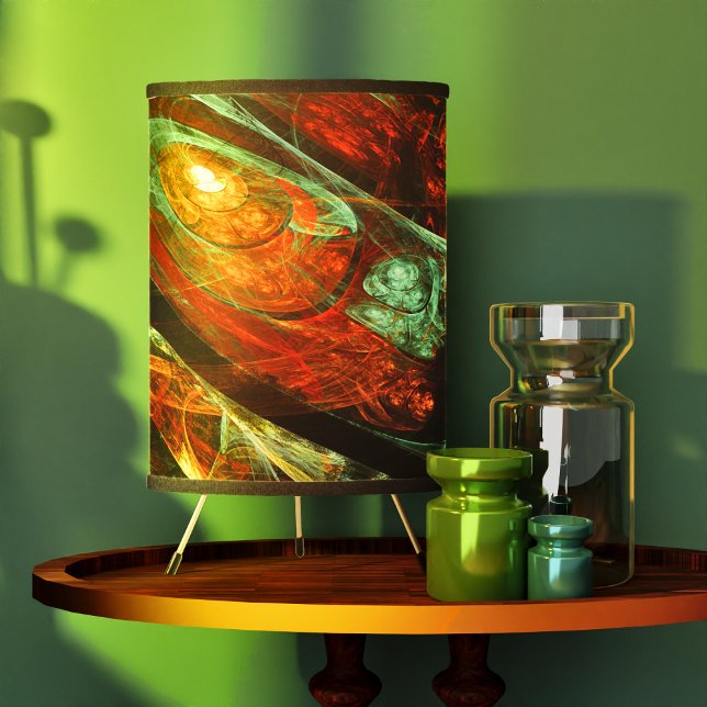 Time Split Abstract Art Tripod Lamp (Time Split Abstract Art Tripod Lamp)