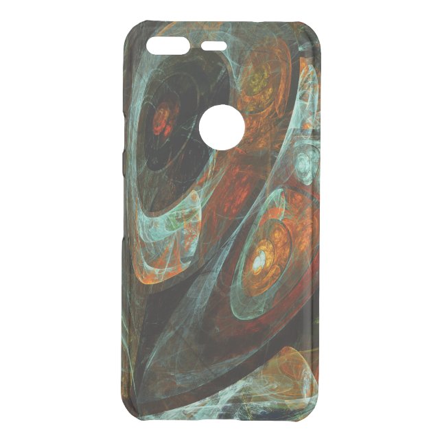 Time Split Abstract Art Uncommon Google Pixel Case (Back)