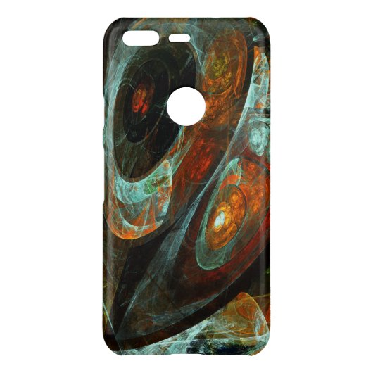 Time Split Abstract Art Uncommon Google Pixel Case (Back)