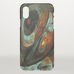 Time Split Abstract Art iPhone X Case