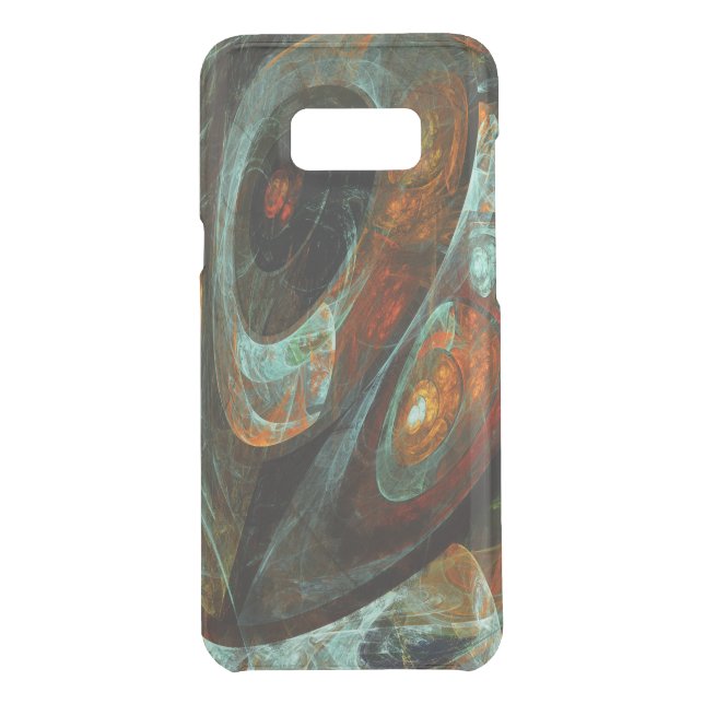 Time Split Abstract Art Uncommon Samsung Galaxy Case (Back)