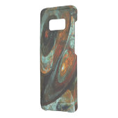 Time Split Abstract Art Uncommon Samsung Galaxy Case (Back/Left)