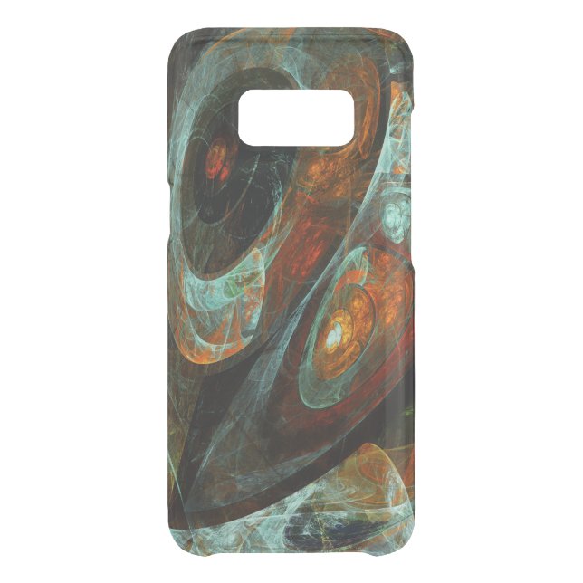 Time Split Abstract Art Uncommon Samsung Galaxy Case (Back)
