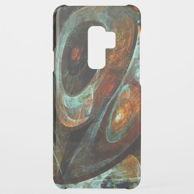Time Split Abstract Art Uncommon Samsung Galaxy Case (Back)