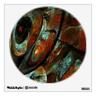 Time Split Abstract Art Wall Decal