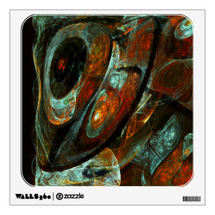Time Split Abstract Art Wall Decal